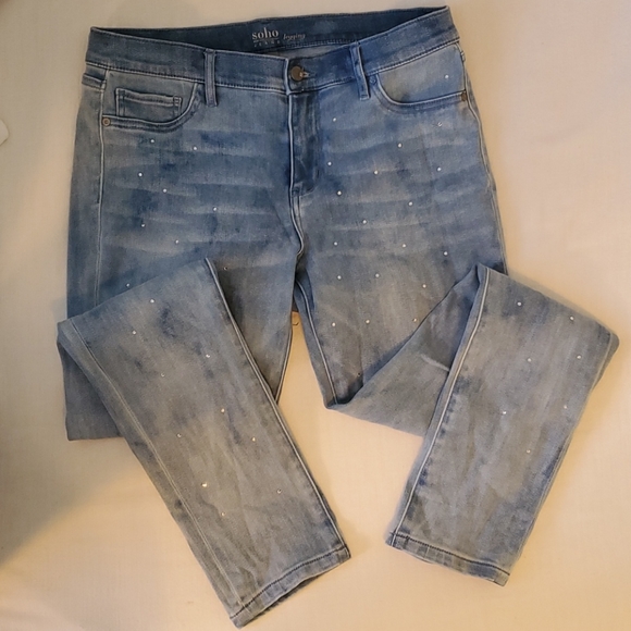 New York & Company Denim - N.Y. & Co Soho Legging Blue Jeans 12